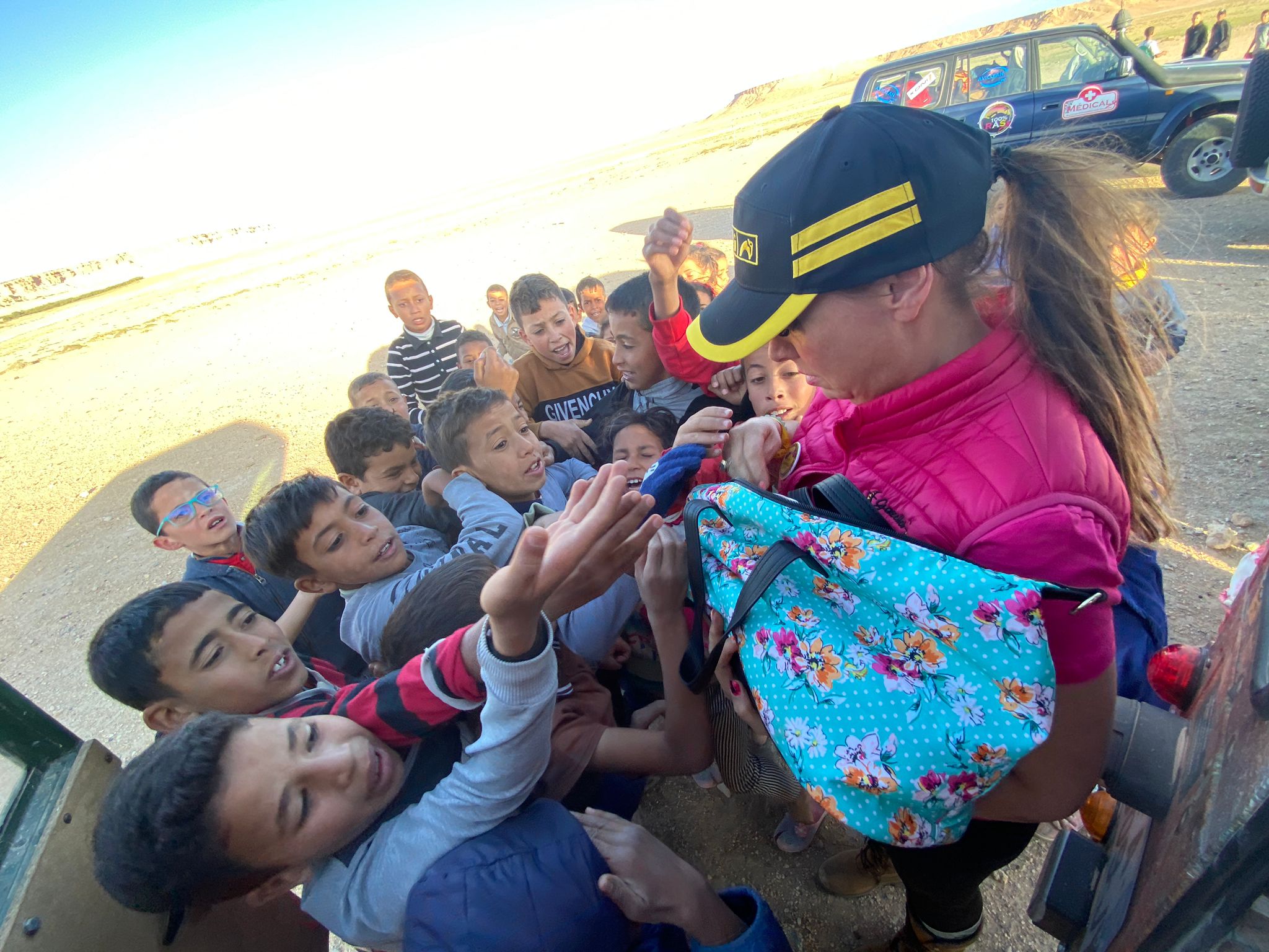 Giti Gazelles Giving Out Supplies as Part of Corporate Social Responsibility